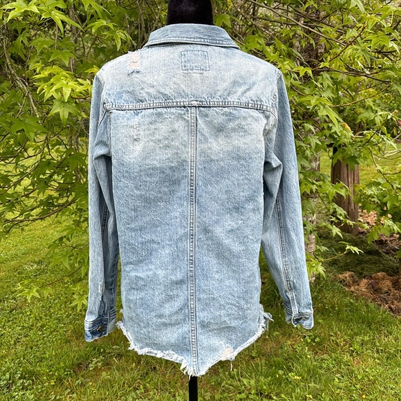 Thread & Supply Distressed Jean Jacket - Picture 5 of 9
